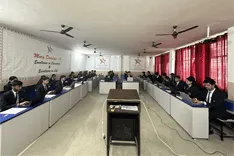 interactive smart classroom at KCMT with group discussion and digital learning